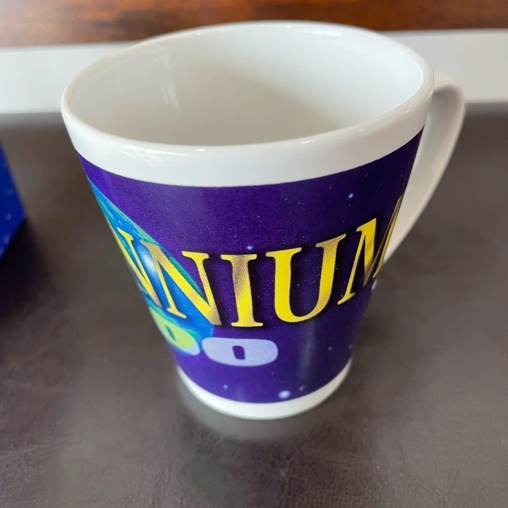 Millennium 2000 mug with box coffee Y2K tea  new in box vintage generation Z